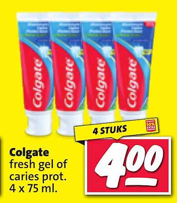 Colgate fresh gel of caries prot.