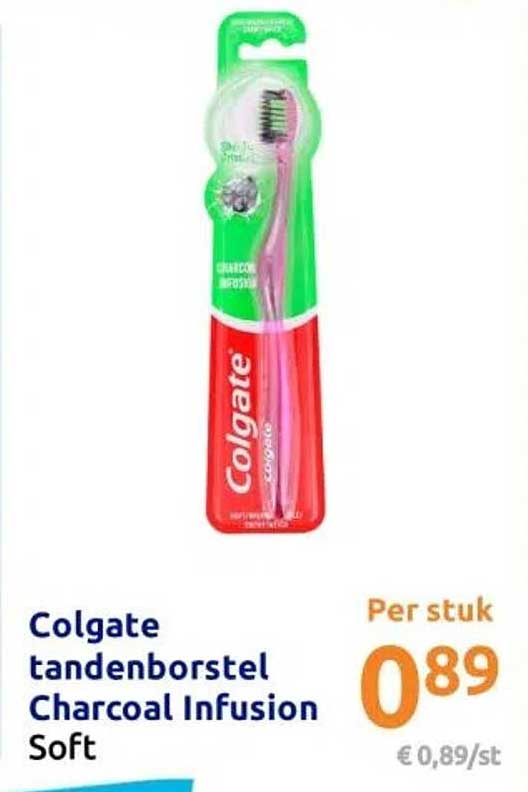 Colgate tandenborstel Charcoal Infusion Soft