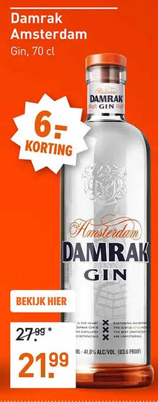 Damrak Amsterdam Gin