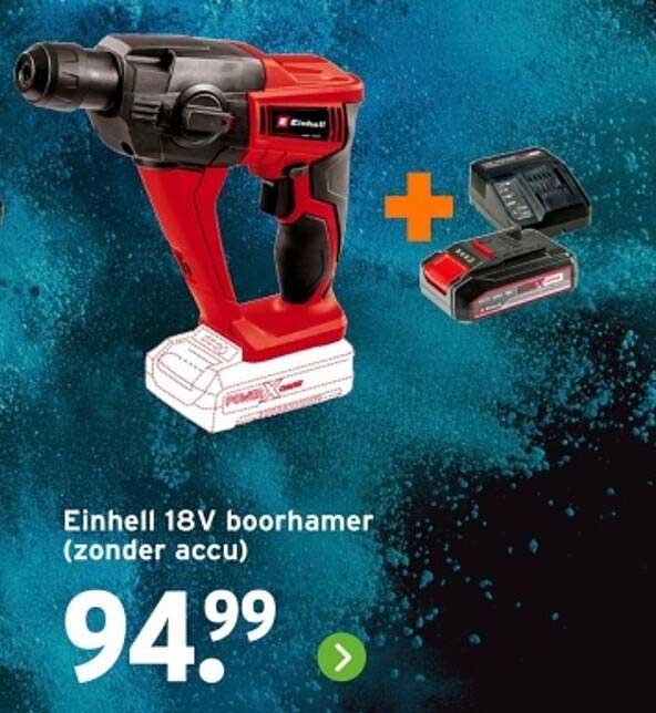 Einhell 18V boorhamer (zonder accu)