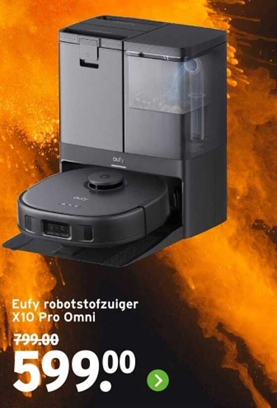 Eufy robotstofzuiger X10 Pro Omni