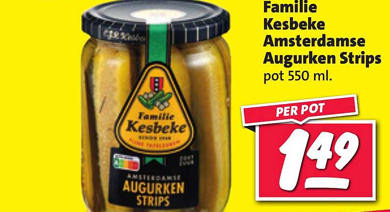 Familie Kesbeke Amsterdamse Augurken Strips