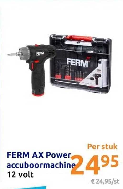 FERM AX Power accuboormachine