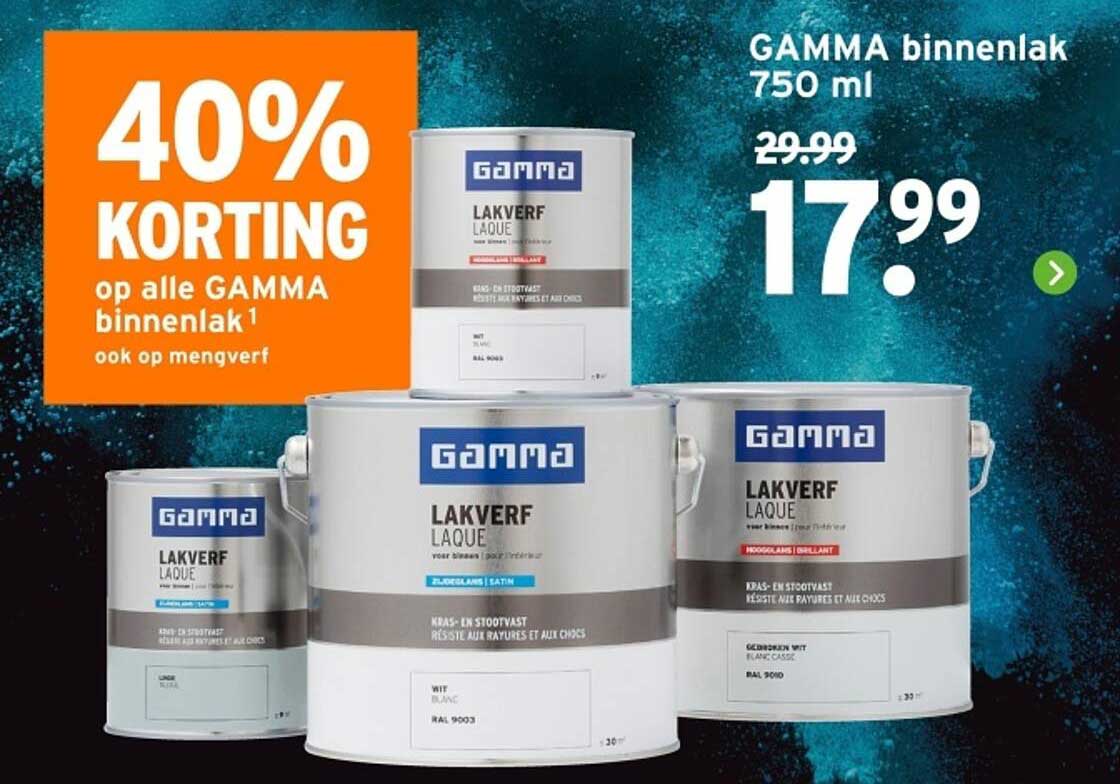 GAMMA binnenlak