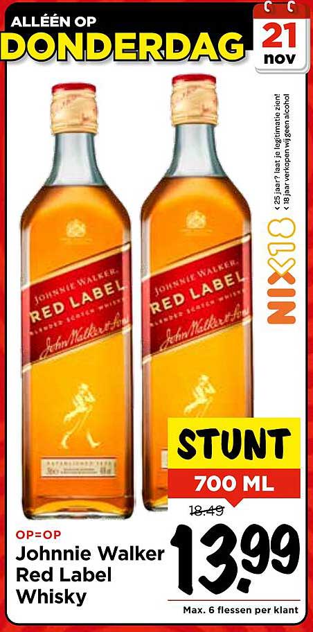 Johnnie Walker Red Label Whisky