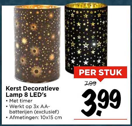 Kerst Decoratieve Lamp 8 LED's