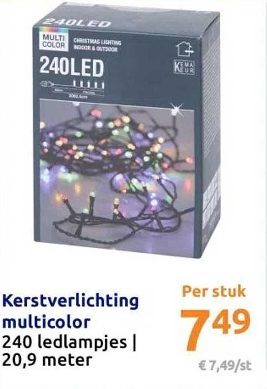 Kerstverlichting multicolor