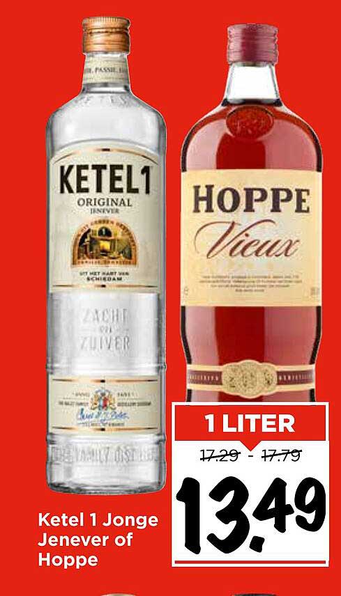 Ketel 1 Jonge Jenever of Hoppe Vieux