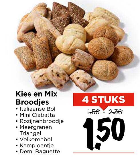 Kies en Mix Broodjes