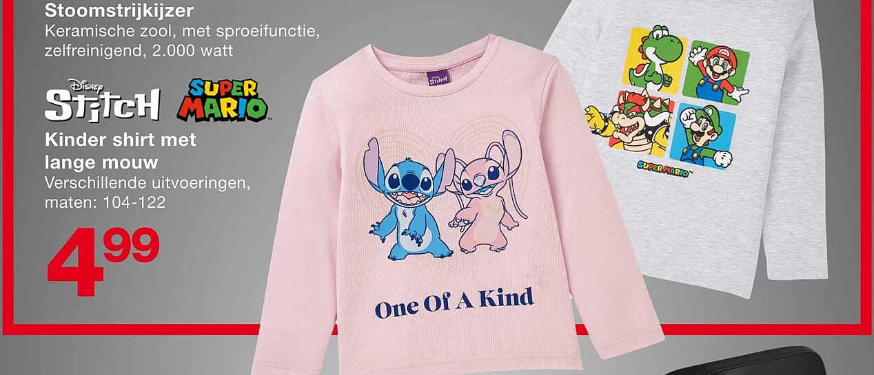 Kinder shirt met lange mouw