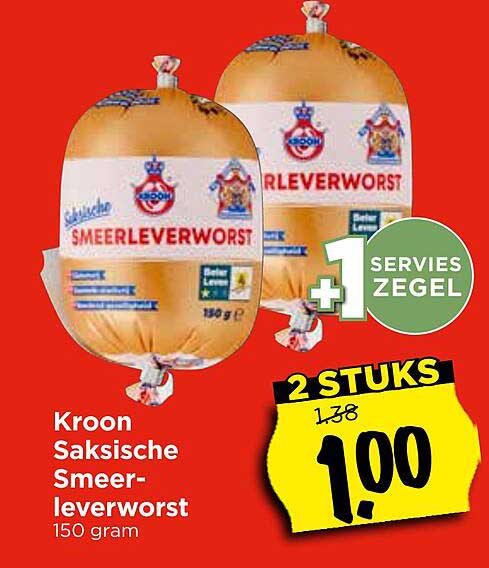 Kroon Saksische Smeerleverworst