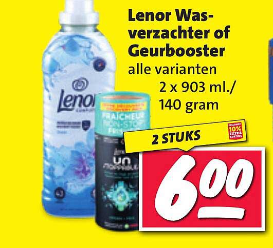 Lenor Wasverzachter of Geurbooster