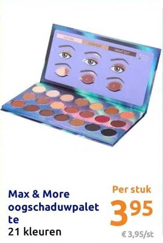 Max & More oogschaduwpalette