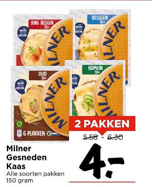 Milner Gesneden Kaas