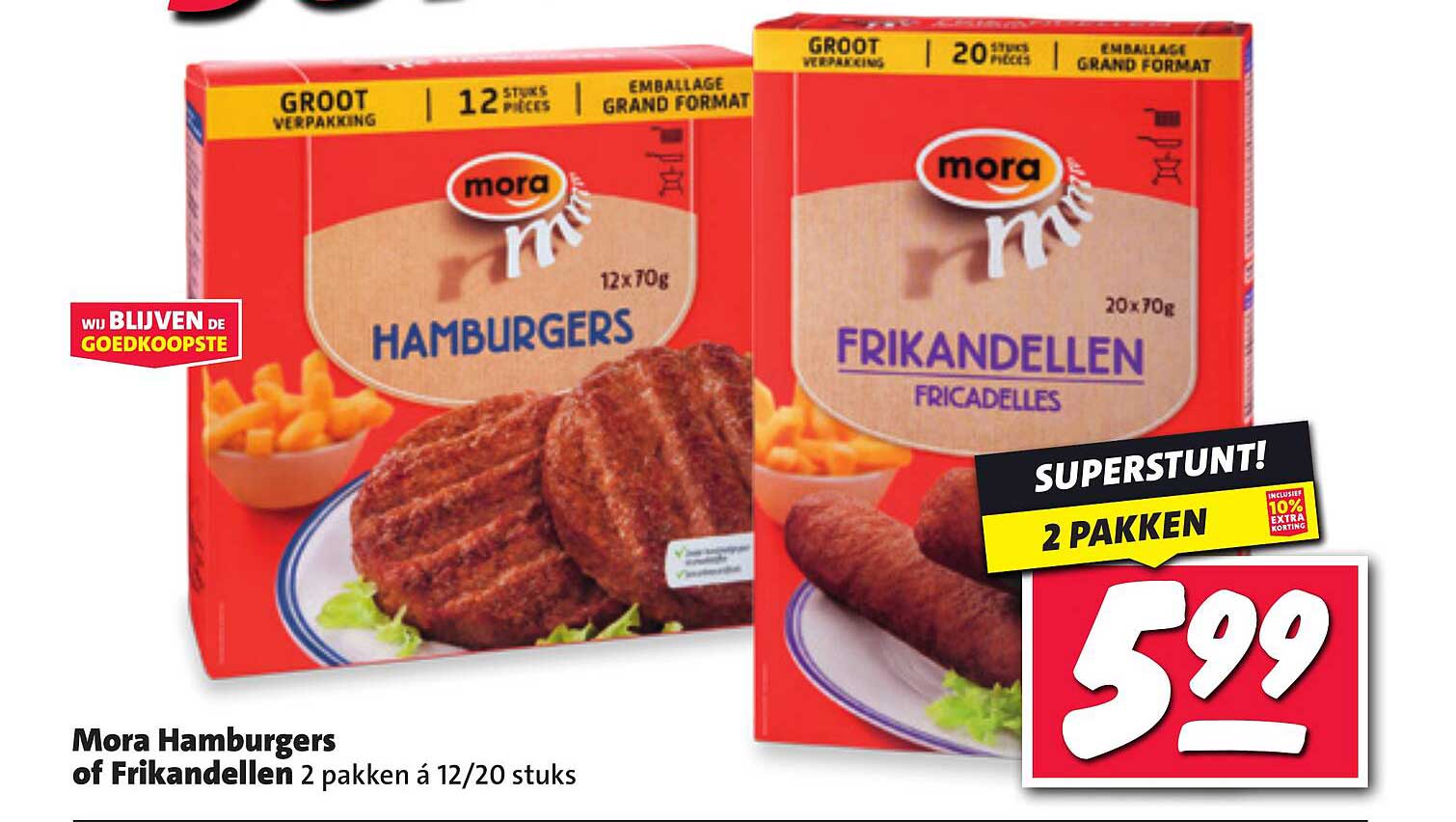 Mora Hamburgers of Frikandellen