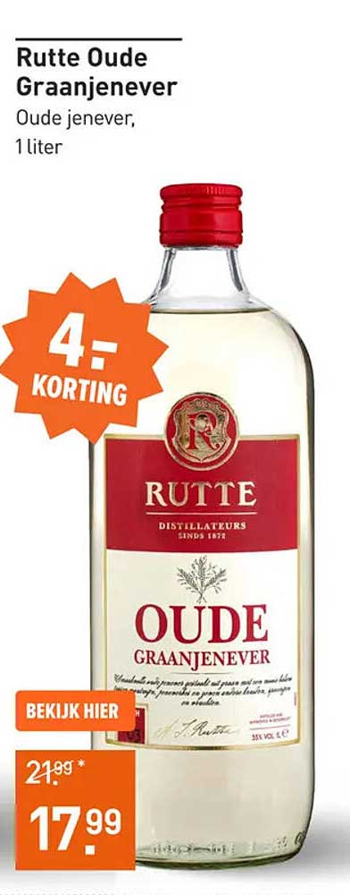 Rutte Oude Graanjenever