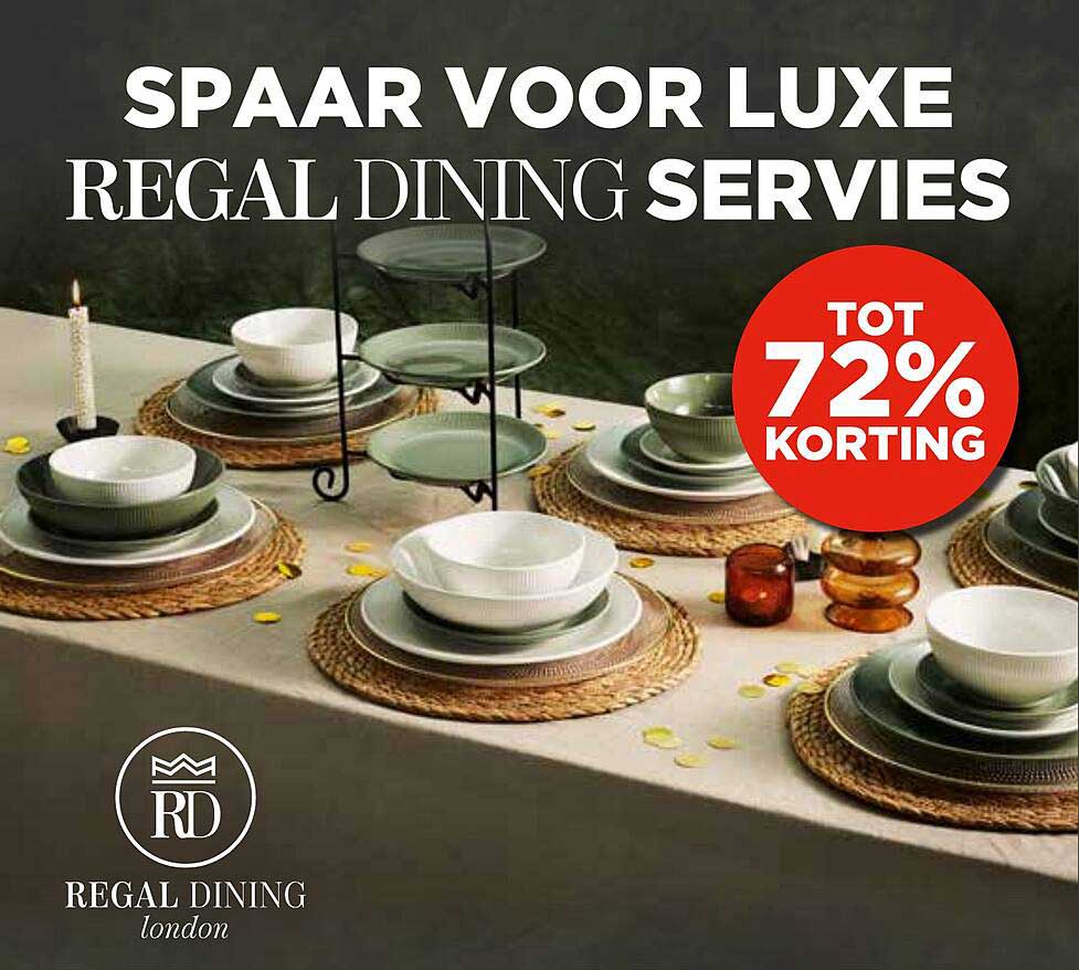 SPAAR VOOR LUXE REGAL DINING SERVIES