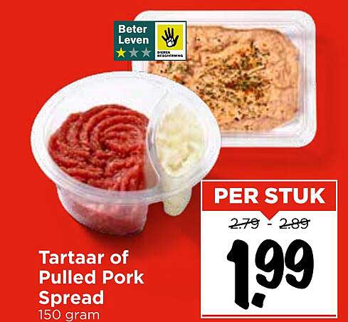 Tartaar of Pulled Pork Spread