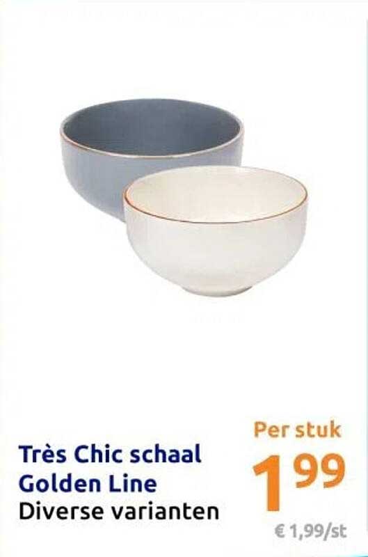 Très Chic schaal Golden Line