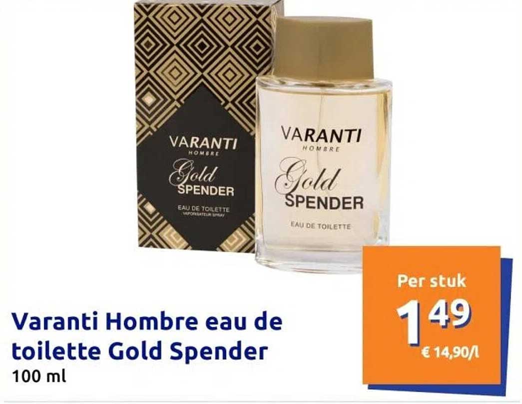 Varanti Hombre eau de toilette Gold Spender