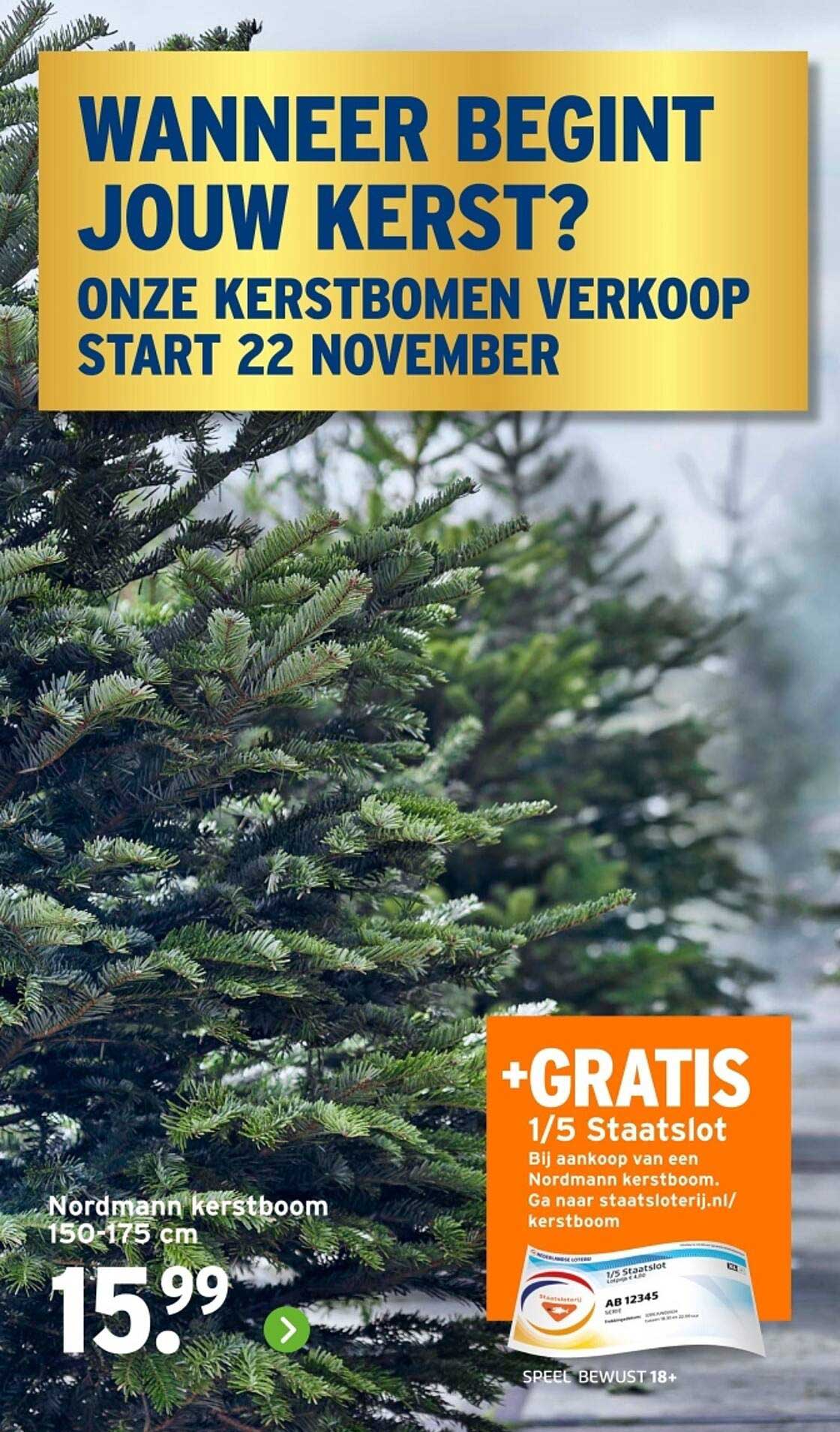 WANNEER BEGINT JOUW KERST? ONZE KERSTBOMEN VERKOOP START 22 NOVEMBER