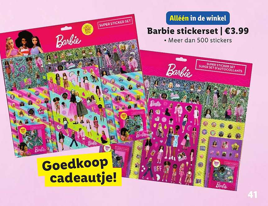 Barbie stickerset