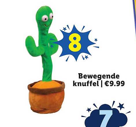 Bewegende knuffel