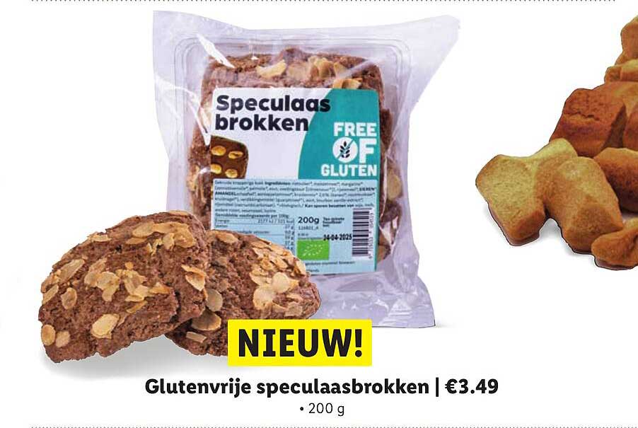 Glutenvrije speculaasbrokken