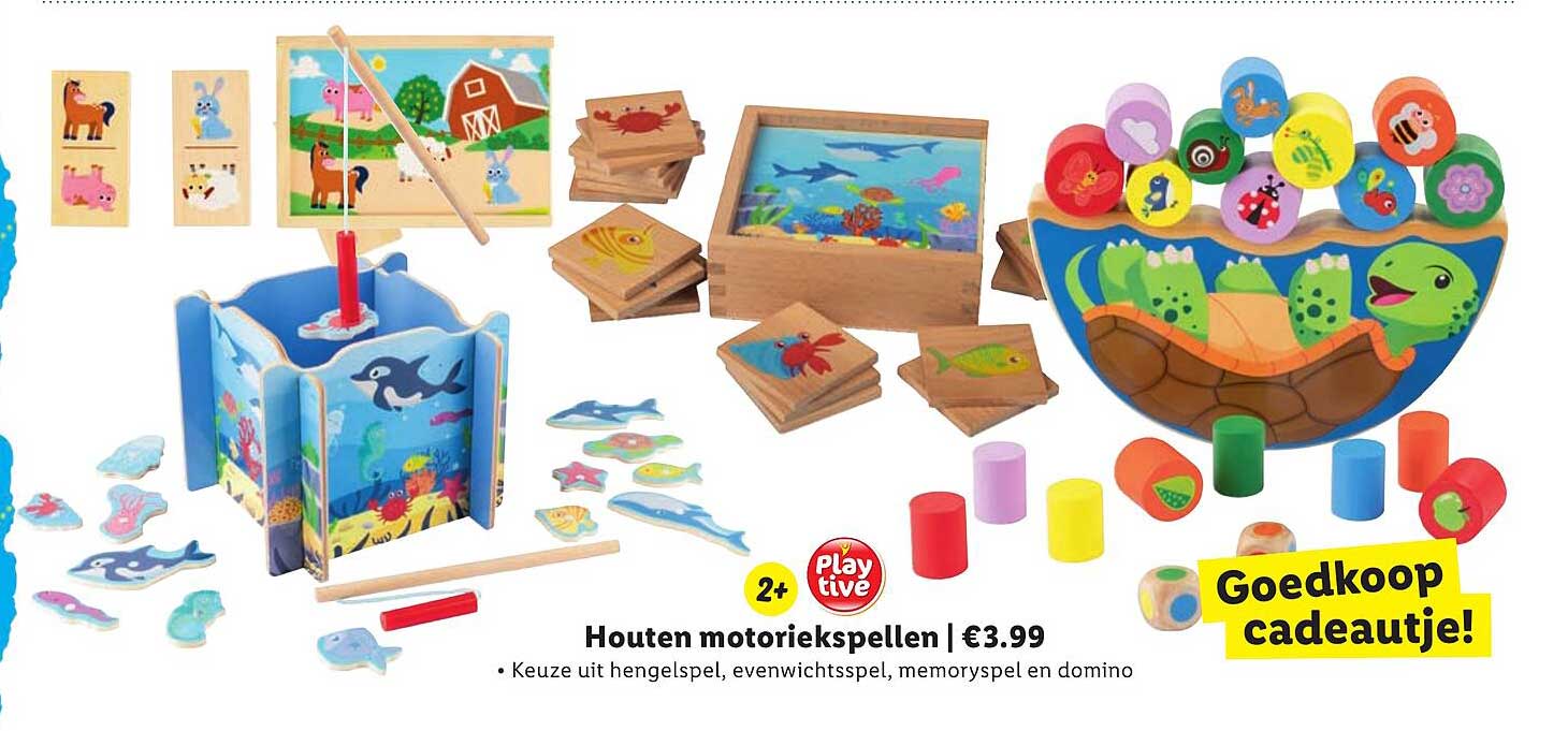 Houten motoriekspellen