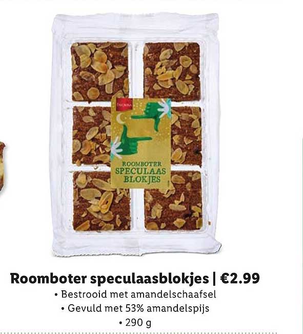 Roomboter speculaasblokjes