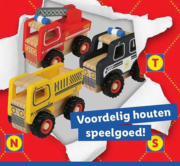 Voordelig houten speelgoed!