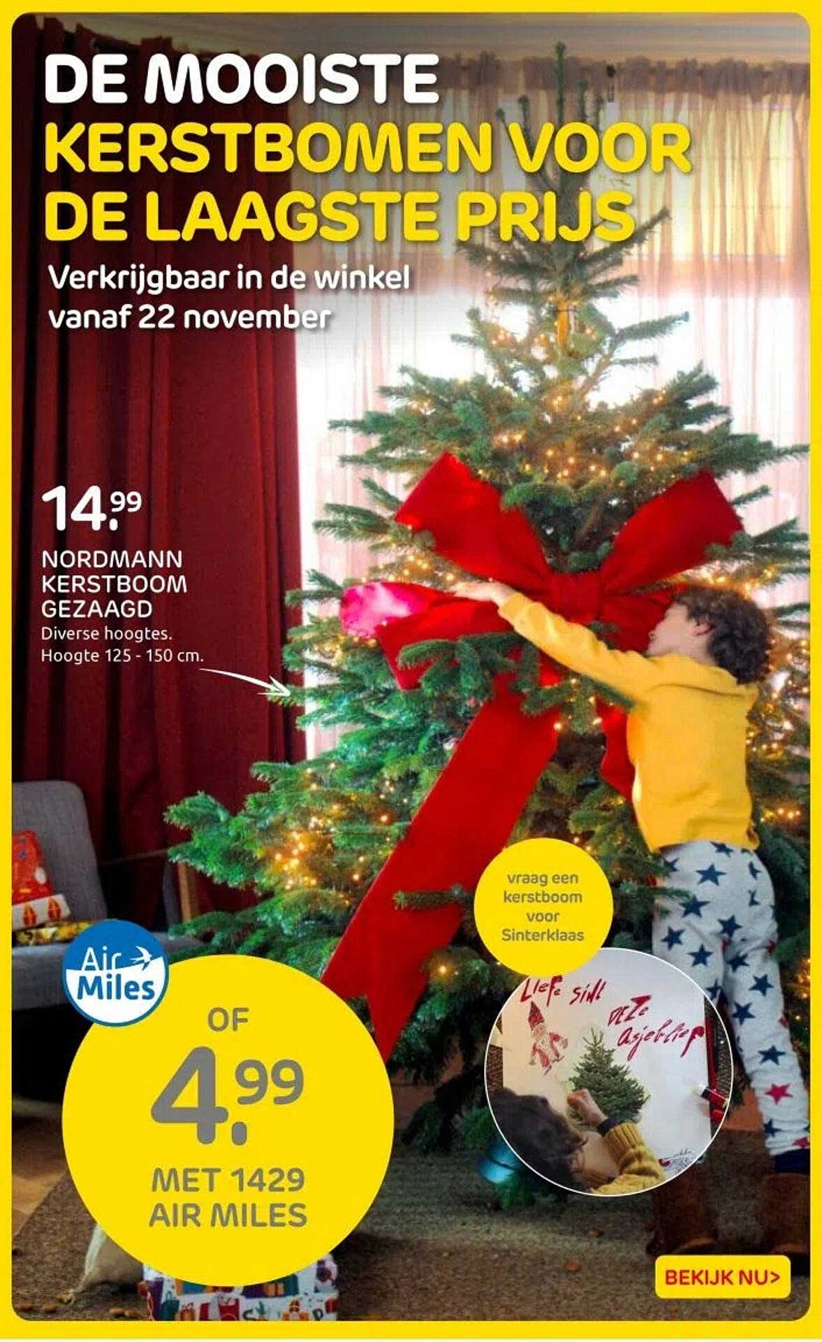 DE MOOISTE KERSTBOMEN VOOR DE LAAGSTE PRIJS