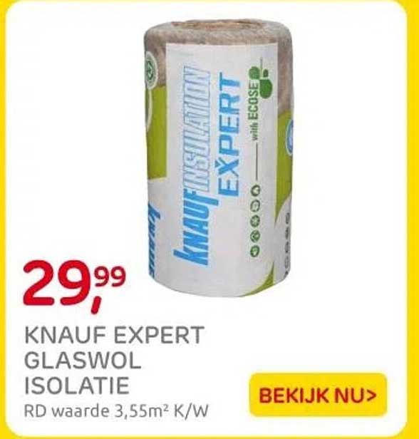 KNAUF EXPERT GLASWOL ISOLATIE