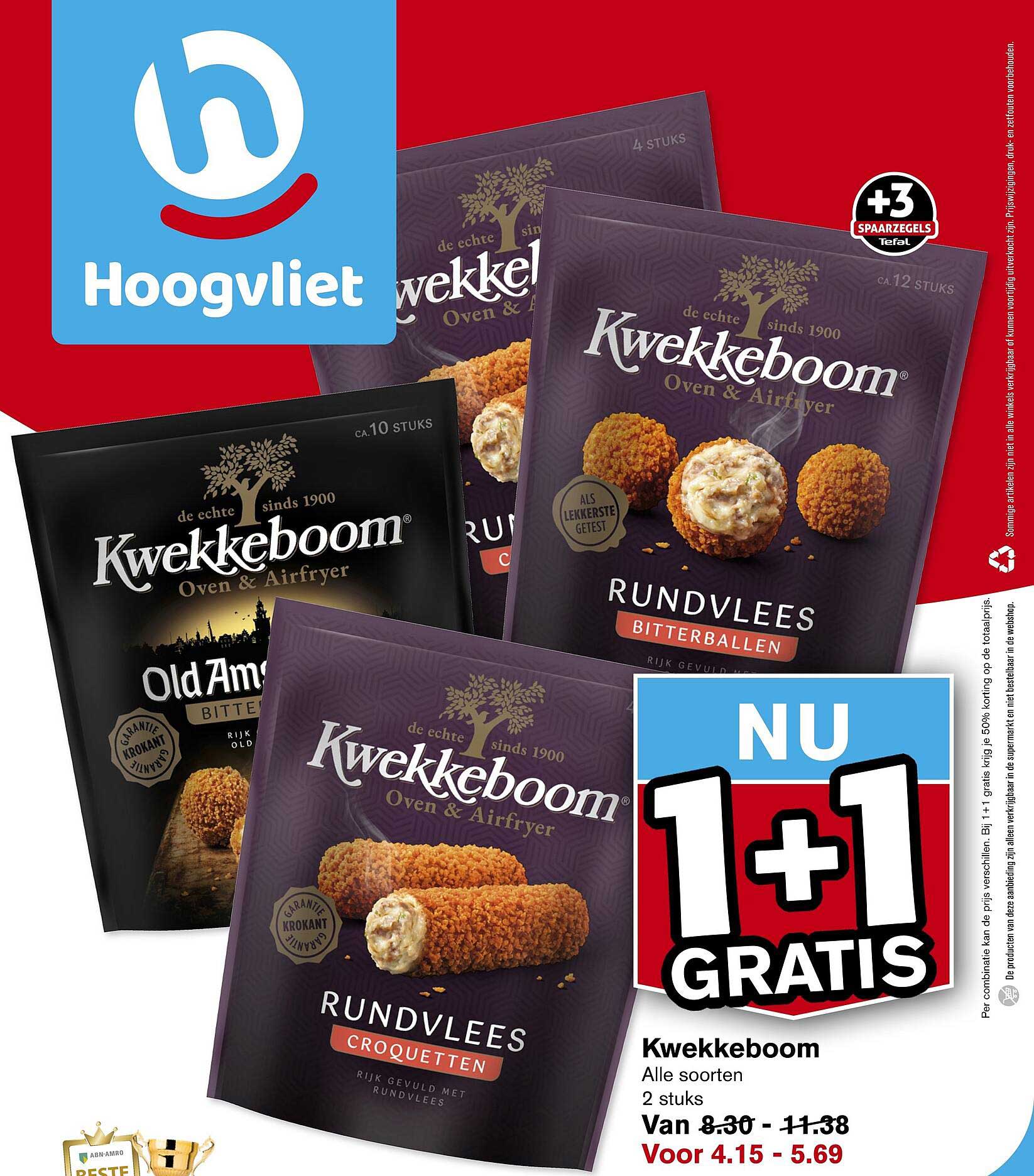 Kwekkeboom 1+1 Gratis