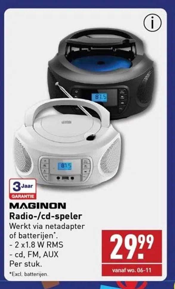 MAGINON Radio-/cd-speler