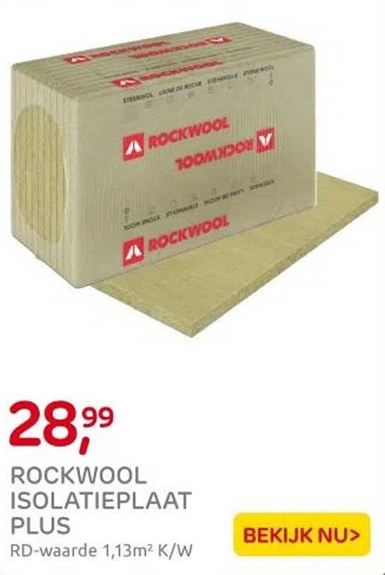 ROCKWOOL ISOLATIEPLAAT PLUS