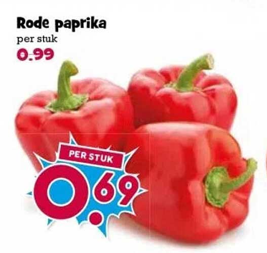 Rode paprika