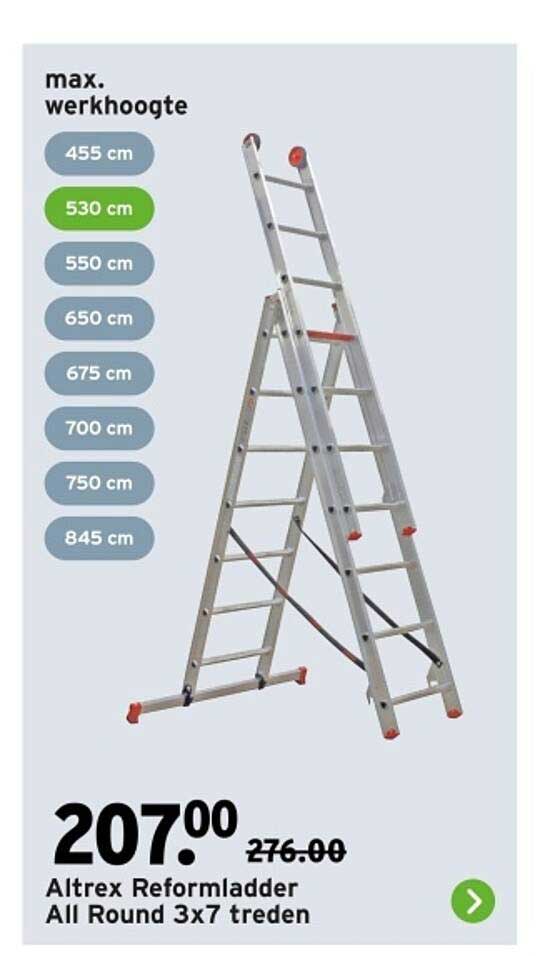 Altrex Reformladder All Round 3x7 treden