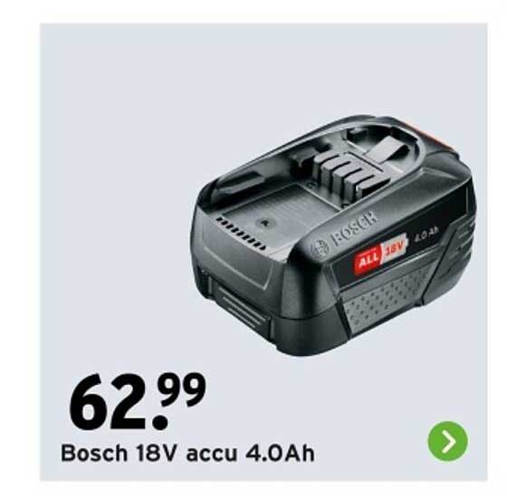 Bosch 18V accu 4.0Ah