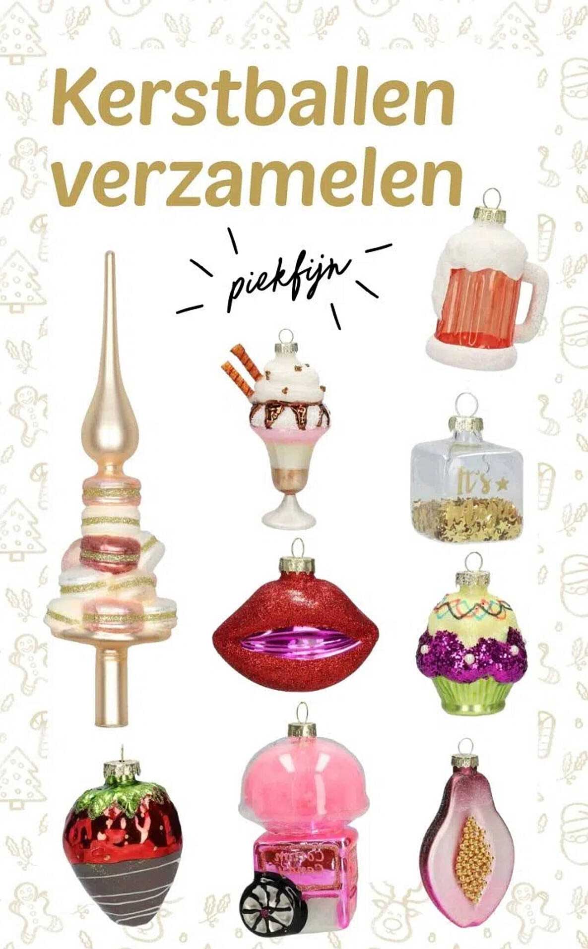 Kerstballen verzamelen