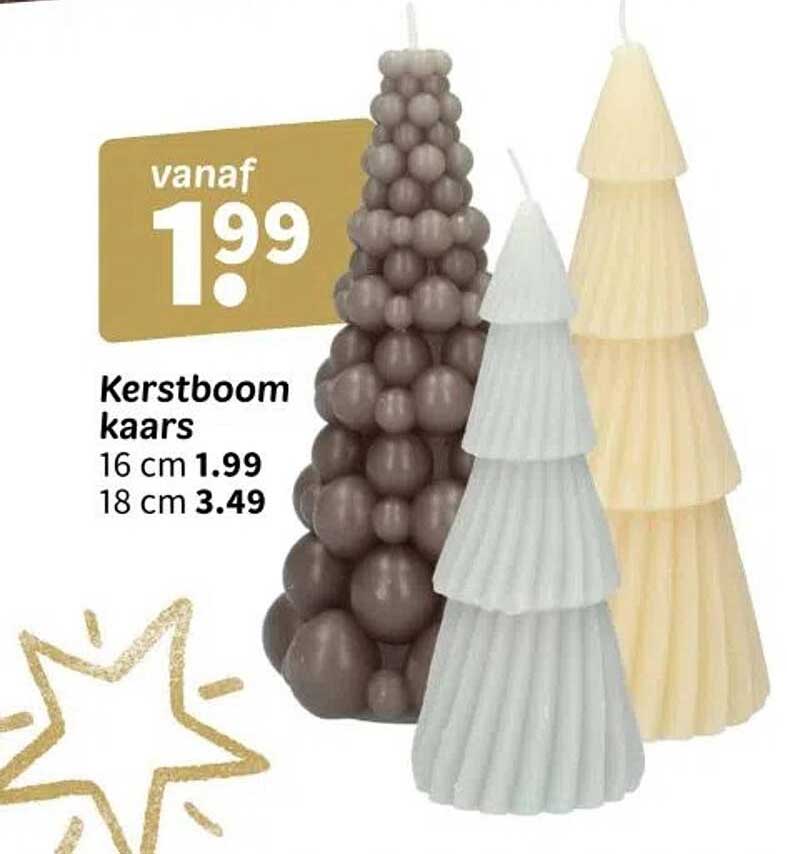 Kerstboom kaars