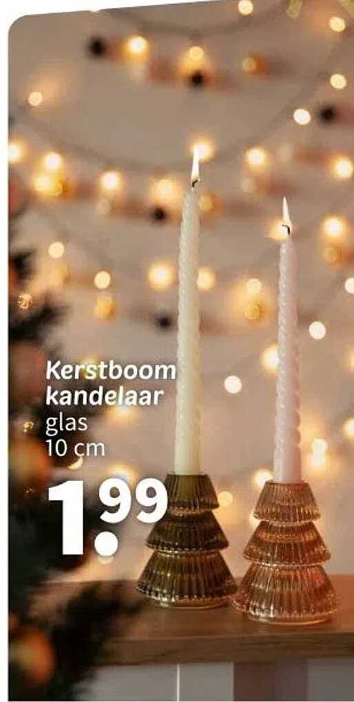 Kerstboom kandelaar