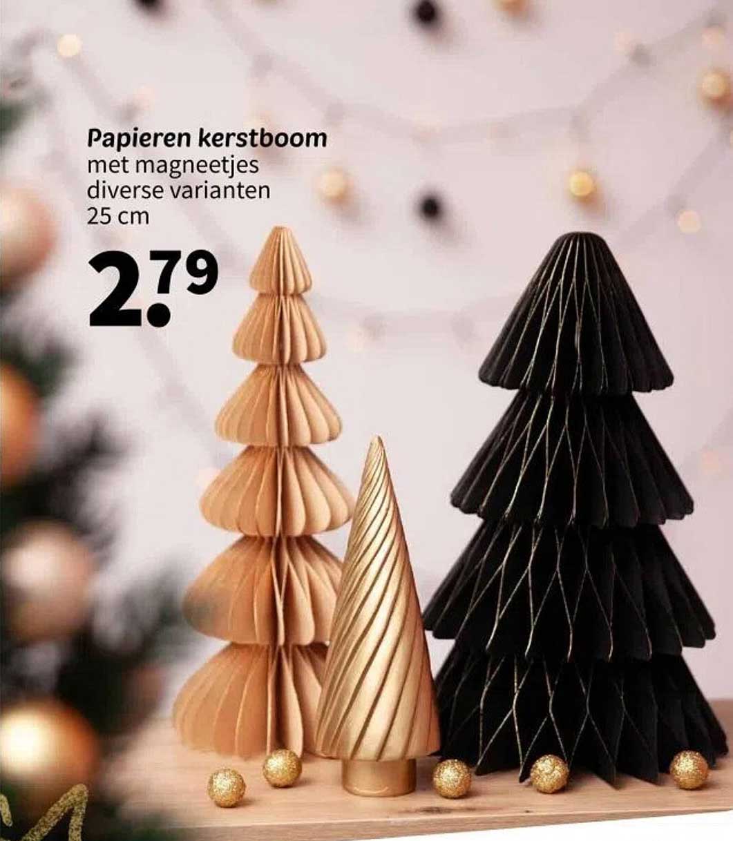 Papieren kerstboom