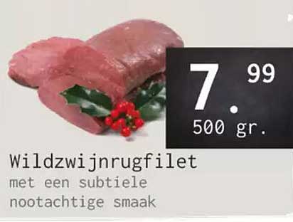 Wildzwijnrugfilet