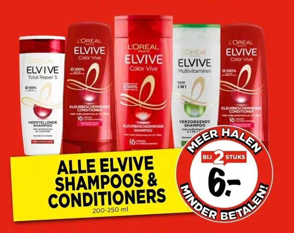 ALLE ELVIVE SHAMPOOS & CONDITIONERS