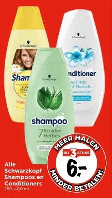 Alle Schwarzkopf Shampoos en Conditioners