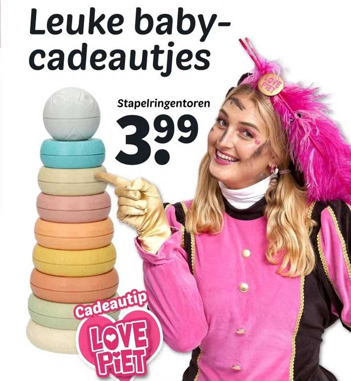 Leuke baby-cadeautjes  
Stapelingentoren