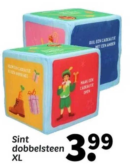 Sint dobbelsteen XL