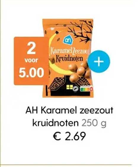 AH Karamel zeezout kruidnoten