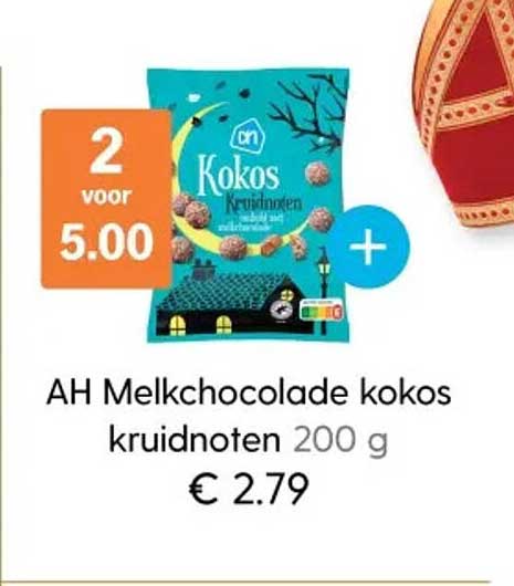 AH Melkchocolade kokos kruidnoten